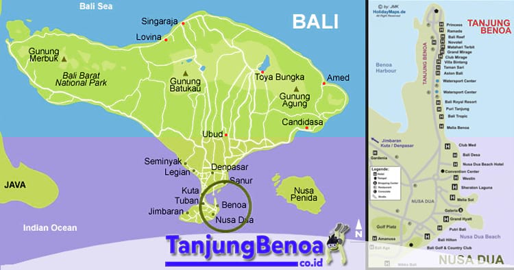 Lokasi Tanjung Benoa